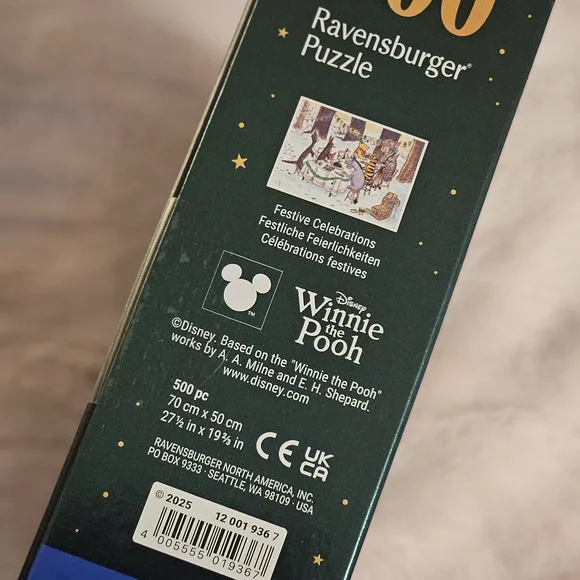 Ravensburger Winnie The Pooh Festive Celebrations Limited Edition Puzzle - Picture 3 of 4